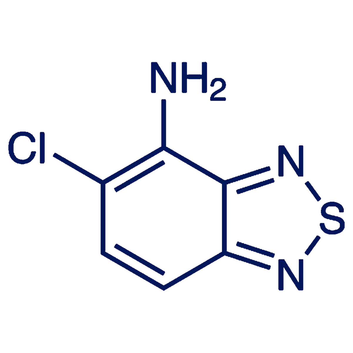 4-Amino-5-chloro-2,1,3-benzothiadiazole Chemical Structure